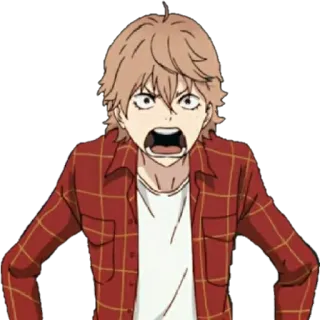 😡 Anime, Wütend, Ausdruck, Cartoon telegram sticker