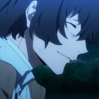 🍩 Osamu Dazai Bungo Stray Dogs Anime, Manga, Karakter, Osamu Dazai, Bungo Stray Dogs telegram sticker