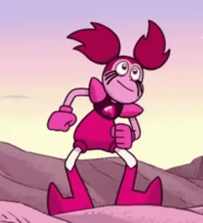 💃 Spinel Steven Universe Cartoon, Roze, Personage, Animatie, Spinel, Steven Universe telegram sticker