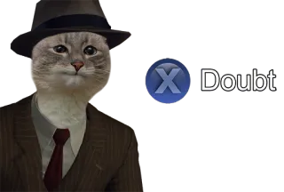🤨 Doubt cat, doubt, meme, internet meme, funny, character, humor telegram sticker
