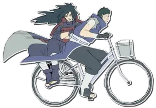🚵 Madara Uchiha Naruto Anime, Desenho animado, Personagens, Ciclismo, Fanart telegram sticker