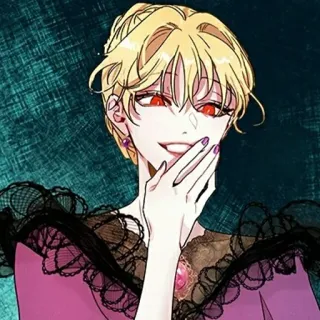 🩸 Anime, Manga, Cattivo, Cattiva, Male, Ritratto telegram sticker