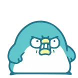 😡 zły, kreskówka, postać, śmieszny, słodki, potwór telegram sticker