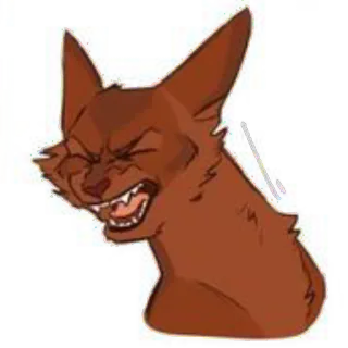 😝 Katze, wütend, Tier, Zeichnung, Cartoon, Ausdruck telegram sticker