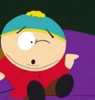 👁 Eric Cartman South Park Eric Cartman, South Park, cartone animato, personaggio telegram sticker