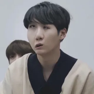 🐚 persona, uomo, espressione facciale, K-pop, cantante telegram sticker