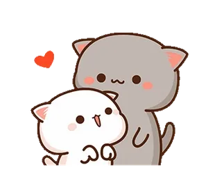 🥰 gatti, carino, animali, kawaii, amore, cuore telegram sticker