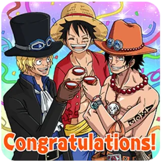 🥳 Congratulations! 축하, 축하, 애니메이션, 파티, 건배 telegram sticker