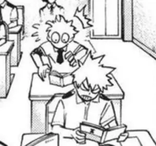 😀 Bakugo My Hero Academia Anime, Salle de classe, École, Personnages, Manga, My Hero Academia whatsapp sticker
