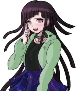 😅 Mikan Tsumiki Danganronpa Anime, Manga, Gra, Słodkie, Postać, Dziewczyna whatsapp sticker