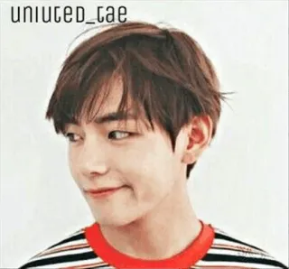 💿 V uniuted_tae kpop, sänger, koreanisch, idol, taehyung, bts whatsapp sticker