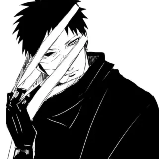 😶 Obito Uchiha Naruto anime, manga, naruto, obito uchiha, uchiha, ninja telegram sticker