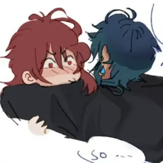 🍂 So... 애니메이션, 만화, 캐릭터, 만화, 우정, 표정 telegram sticker