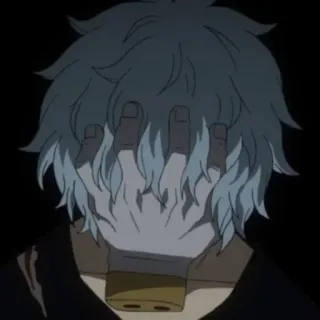 🤦‍♂ Tomura Shigaraki My Hero Academia Anime, Manga, Bösewicht, My Hero Academia, Shigaraki whatsapp sticker