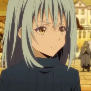 🦕 Rimuru Tempest That Time I Got Reincarnated as a Slime Anime, Manga, Rimuru Tempest, Isekai, Schleim, Fantasy whatsapp sticker