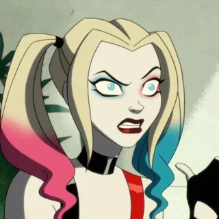 🎪 Harley Quinn 할리 퀸, dc 코믹스, 악당, 만화, 애니메이션 telegram sticker