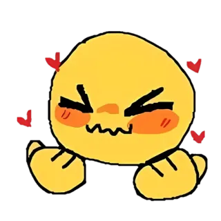 🌝 Emoji, Miłość, Słodkie, Szczęśliwy, Wyrażenie telegram sticker