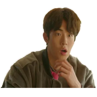 😱 surpris, asiatique, choqué, coréen, acteur, homme telegram sticker