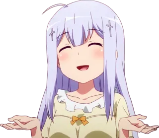 👐 Raphiell Ainsworth Shiraha Gabriel DropOut Anime, Manga, Mignon, Fille, Personnage, Raphiell Ainsworth Shiraha, Gabriel DropOut whatsapp sticker