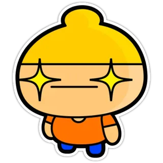 🤩 dessin animé, personnage, autocollant, art, illustration telegram sticker