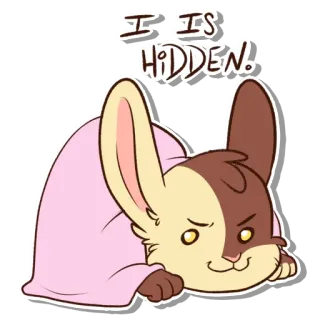 👀 I IS HIDDEN telegram sticker