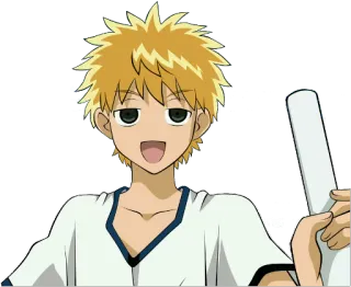 😏 anime, anak laki-laki, tersenyum, kartun, manga telegram sticker