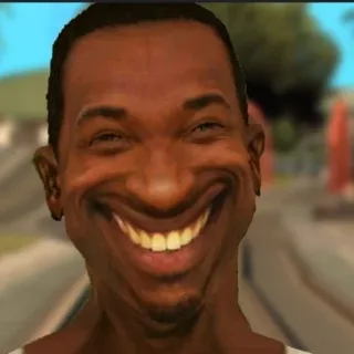 😂 CJ Grand Theft Auto: San Andreas CJ, Grand Theft Auto, San Andreas, Video Game, Personagem, Engraçado, Meme whatsapp sticker