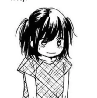 🖤 Anime, Mangá, Garota, Desenho animado, Personagem, Fofo, Kawaii telegram sticker