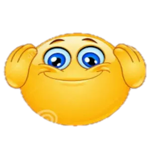 🙉 Emoji, Cállate, Orejas, Amarillo, Cara telegram sticker