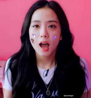 💗 Jisoo K-Pop, Sängerin, Frau, Promi, Jisoo, Blackpink telegram sticker