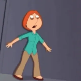 😱 Lois Griffin Family Guy dessin animé, comédie, série télé, mère, Lois whatsapp sticker