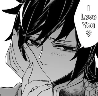 🌟 I Love You amor, anime, corazón, cariño telegram sticker