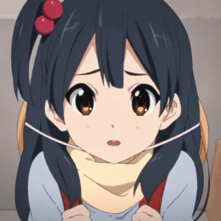 🎭 Anime, Mädchen, Süß, Traurig, Cartoon, Charakter telegram sticker