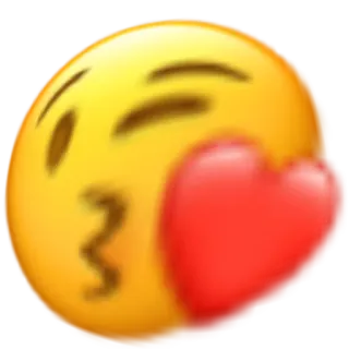 😘 Face Blowing a Kiss Emoji whatsapp sticker