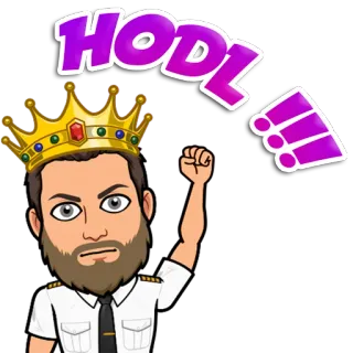 😡 HODL Krypto, Hodl, Bitcoin, Blockchain, Finanzen, Geld, Investment telegram sticker