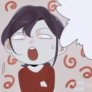🍙 漫画, びっくり, アニメ, マンガ, 表情 telegram sticker