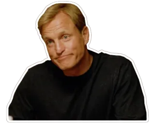 😏 Woody Harrelson актер, знаменитость, Вуди Харрельсон, человек, портрет telegram sticker