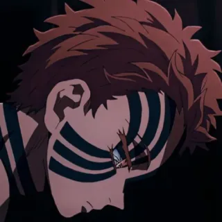 😕 Akaza Demon Slayer Аниме, Демон, Клинок, рассекающий демонов, Аказа telegram sticker