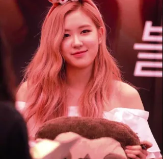 🤑 Rose Rose, Blackpink, K-pop, cantora, Idol, Coreano whatsapp sticker