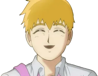 😄 Reigen Arataka Mob Psycho 100 Anime, Charakter, Reigen, Mob Psycho 100 whatsapp sticker