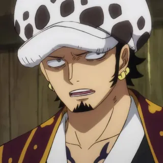 🫀 Trafalgar Law One Piece Anime, Manga, One Piece, Trafalgar Law, Pirat telegram sticker