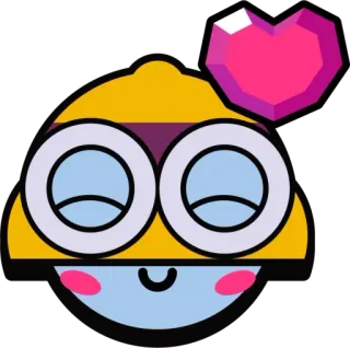 ❤️ Emoji, Cuore, Amore, Carino, Giallo, Espressione whatsapp sticker