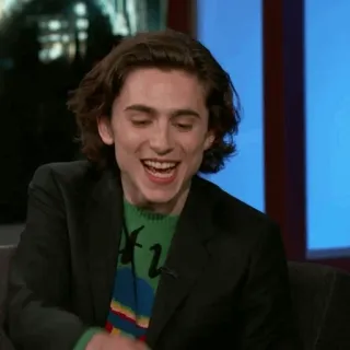 🥀 Timothée Chalamet diễn viên, người nổi tiếng, Timothée Chalamet, người, nụ cười telegram sticker
