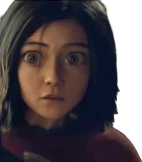 😳 Alita Alita: Battle Angel Cyborg, Anime, Mangá, Battle Angel, Alita, Robô, Filme whatsapp sticker