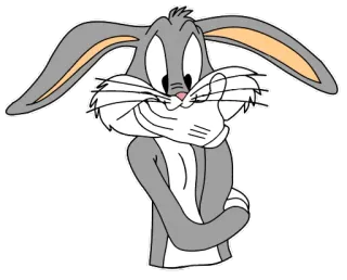 🤔 Bugs Bunny Looney Tunes Dibujo animado, Conejo, Conejito, Divertido, Looney Tunes telegram sticker
