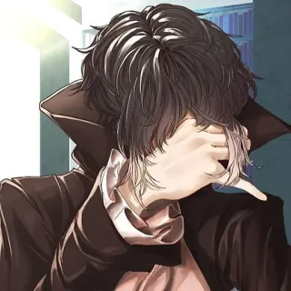 🤦‍♂ Anime, Garçon, Emo, Vampire telegram sticker