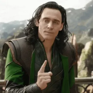 😤 Loki Loki, Marvel, character, movie, villain, Tom Hiddleston telegram sticker