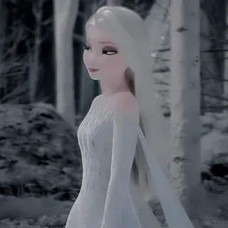 🌨 Elsa Frozen Elsa, La Reine des Neiges, Disney, Princesse, Reine des Neiges, Animation telegram sticker