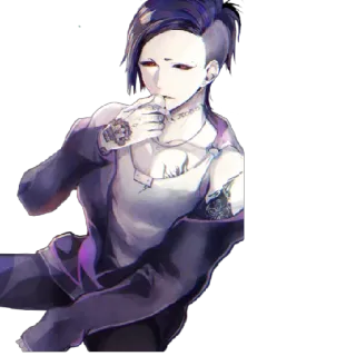 😋 Anime, Manga, Charakter, Goth, Emo telegram sticker