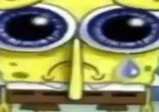 😔 SpongeBob SquarePants telegram sticker